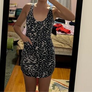 Vintage Billabong Patterned Mini Dress